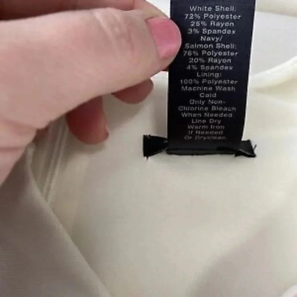 Ann Taylor colorblock sheath ponte dress SZ 6p - Picture 8 of 9